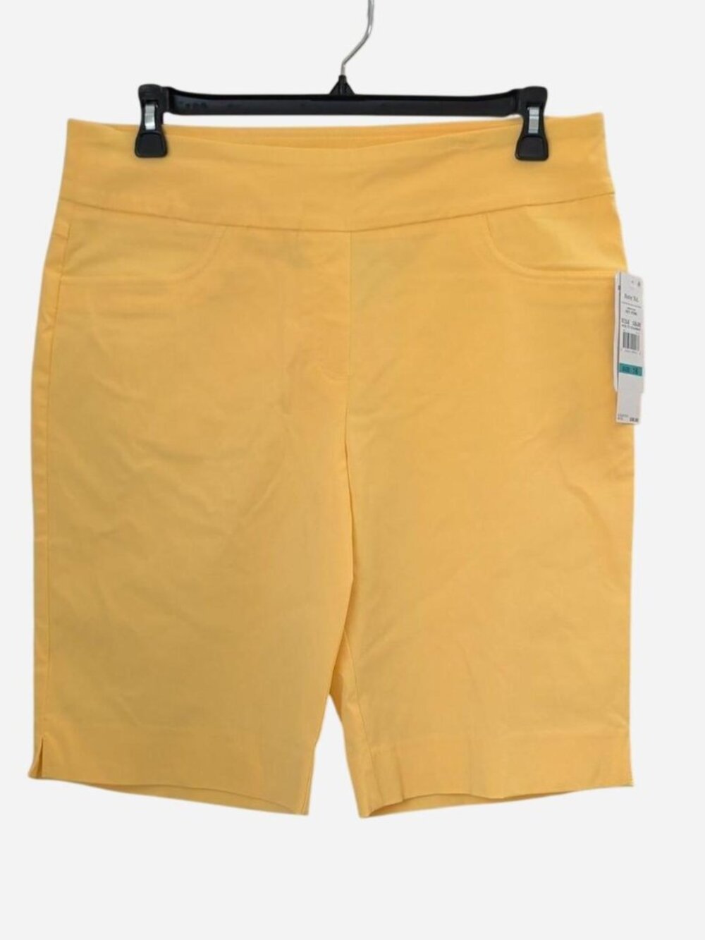 Ruby Rd. Yellow Bermuda Shorts Women’s Size 16 NWT Stretch